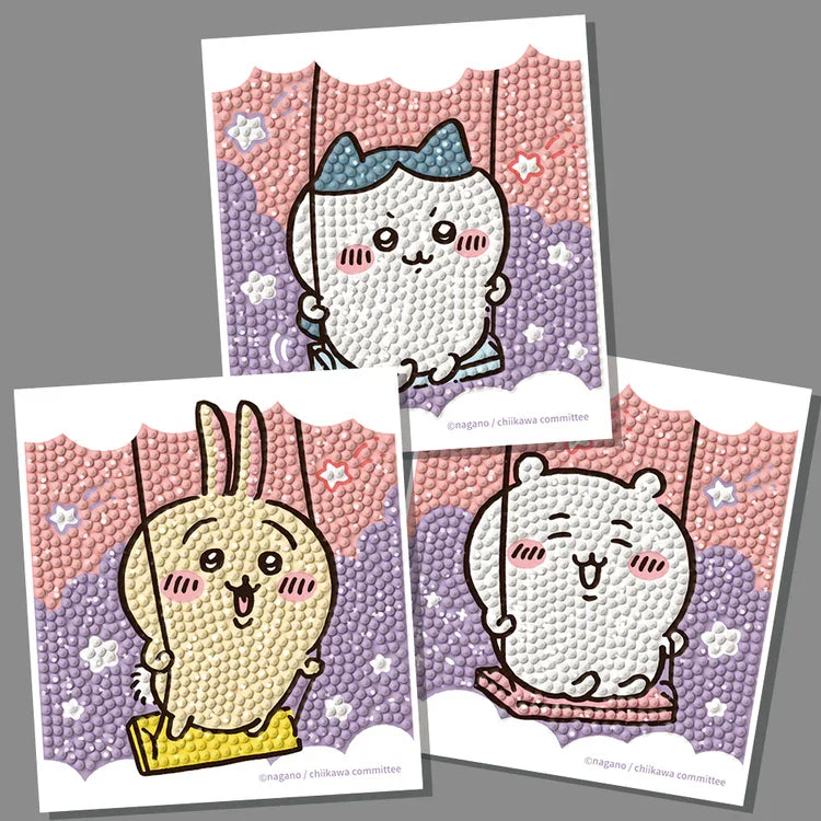 Chiikawa diamond painting sticker set kit