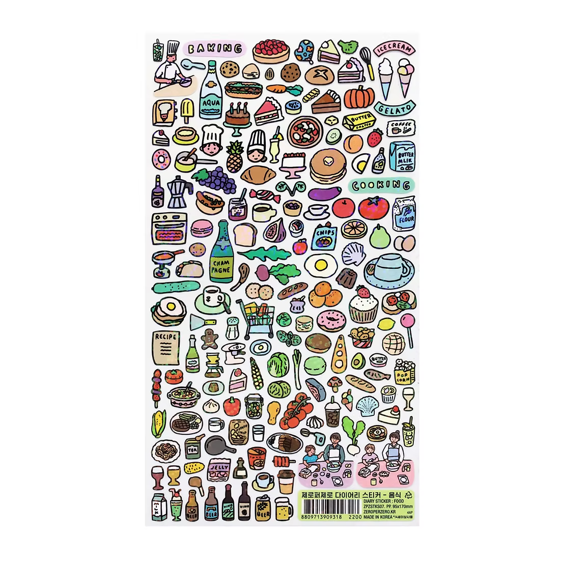 ZeroPerZero - Sticker sheets