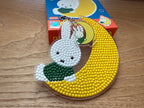 Miffy diamond painting keychain kit