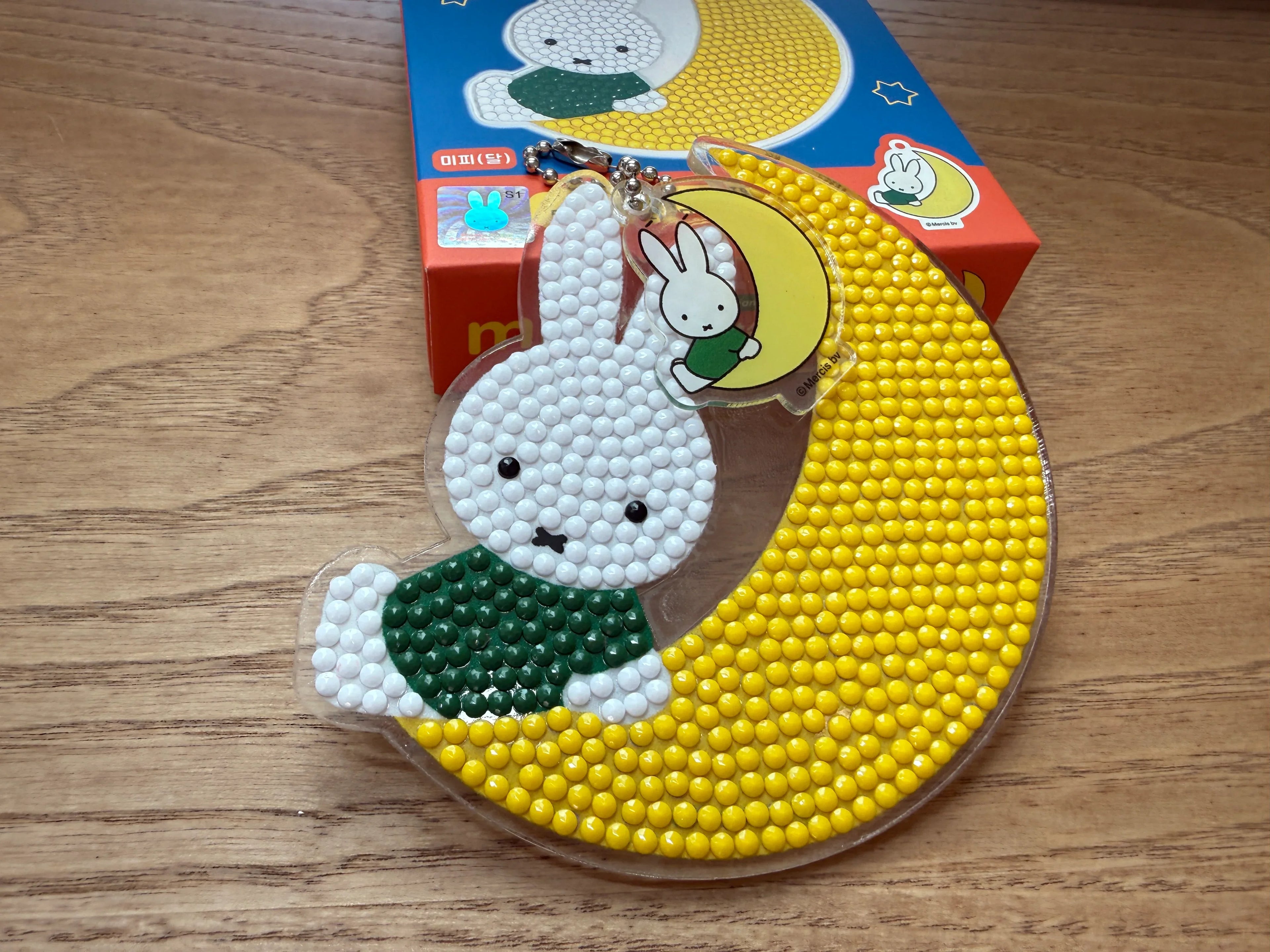 Miffy diamond painting keychain kit