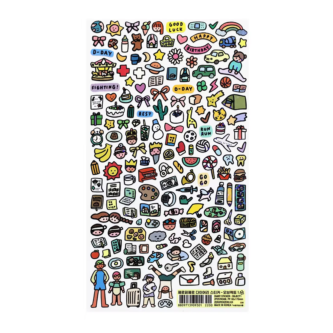 ZeroPerZero - Sticker sheets