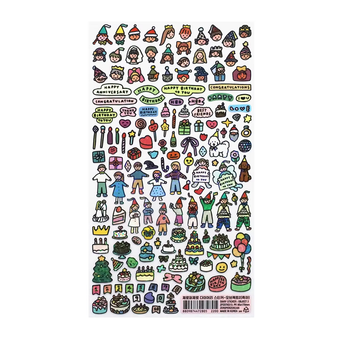 ZeroPerZero - Sticker sheets