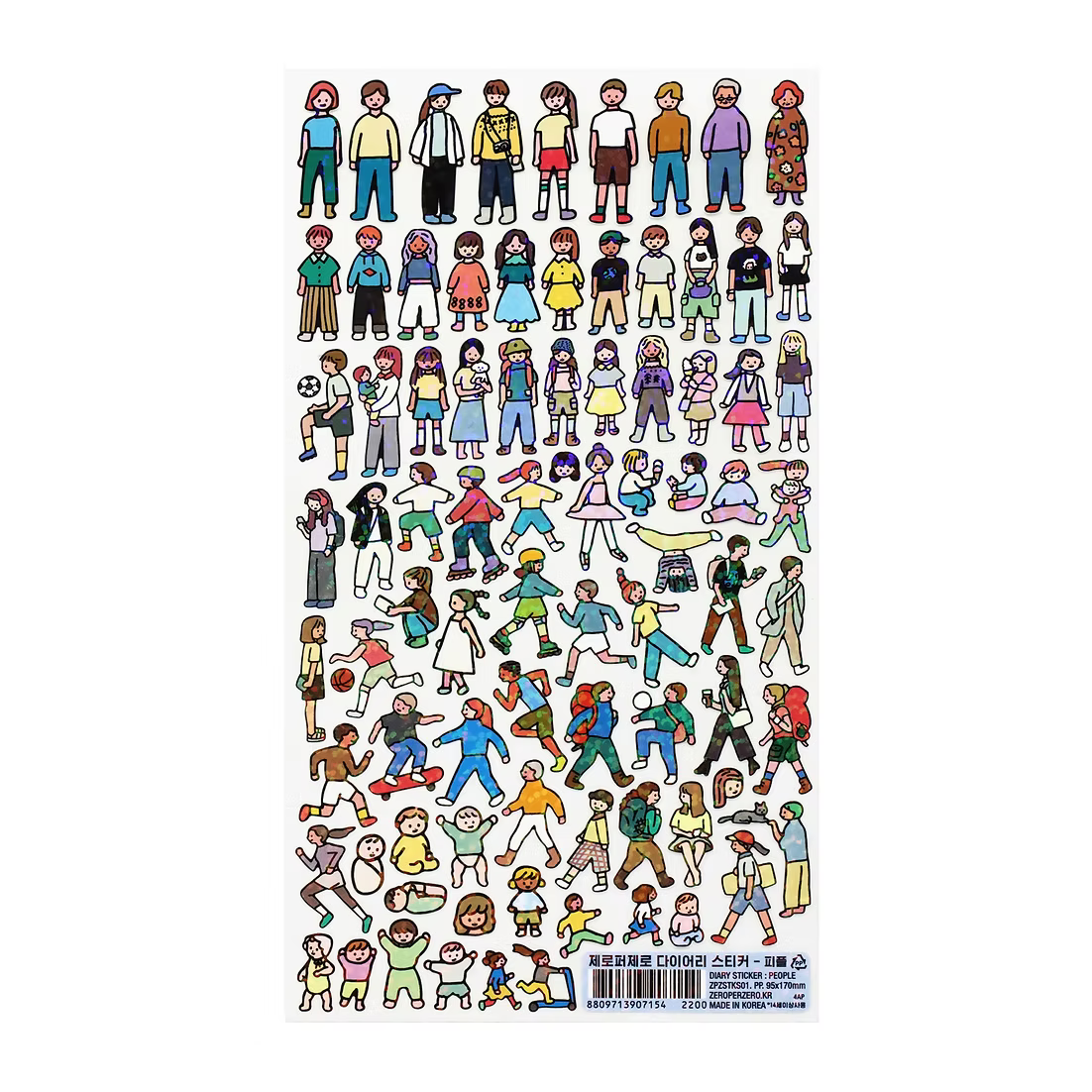 ZeroPerZero - Sticker sheets